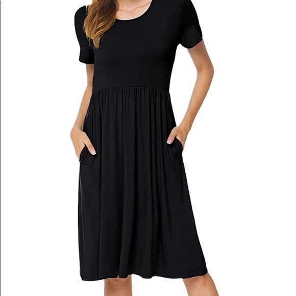 DB Moon Dresses & Skirts - Rayon/spandex little black dress. Work or casual🍉